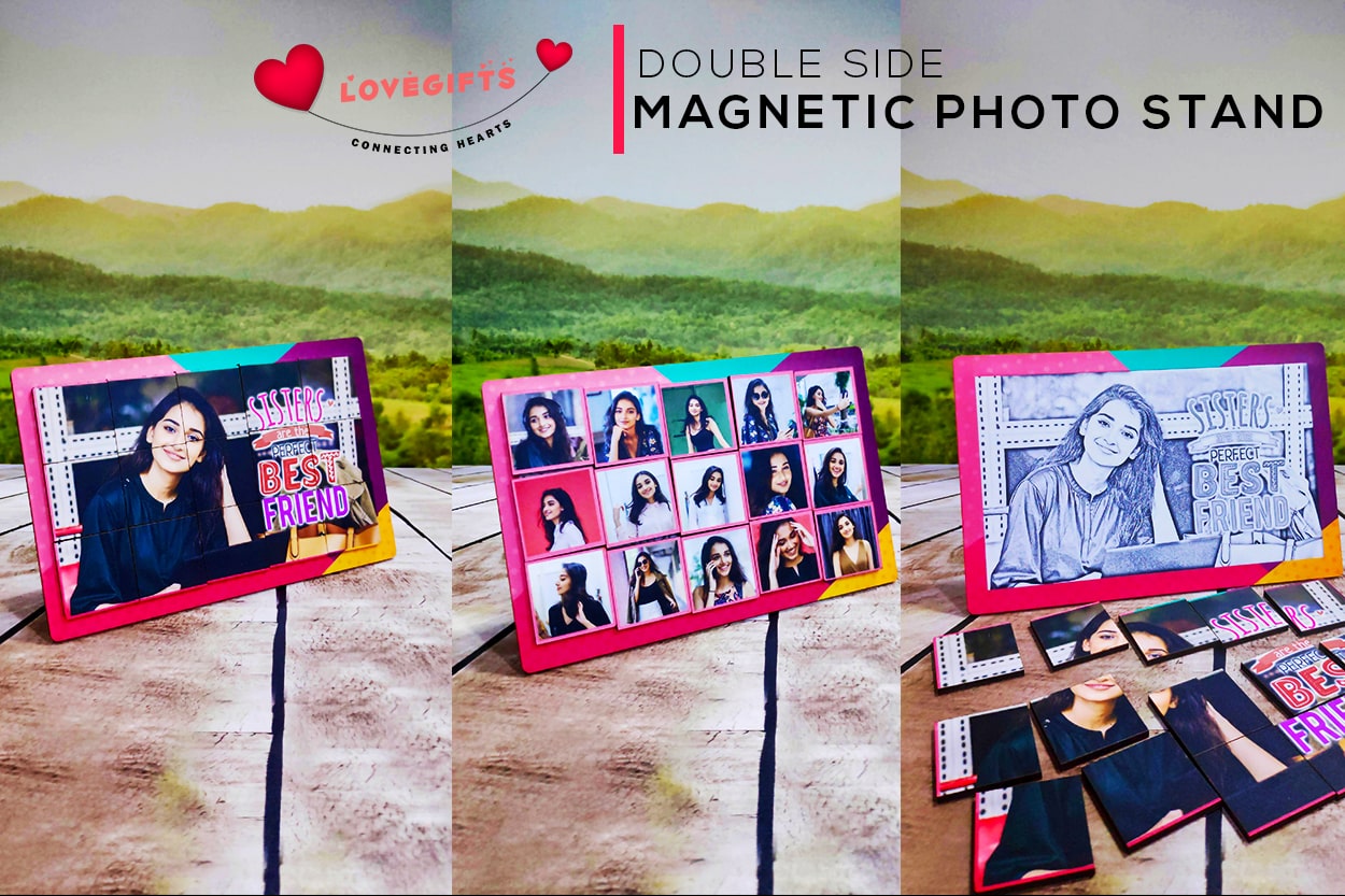 Double Side Magnetic Photo Stand